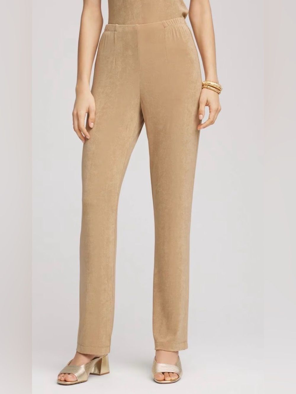 Chico's Travelers No Tummy Knit Pants NWT Size Chicos 3 US 16/XL